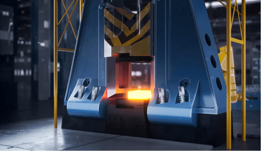 Forging press motor
